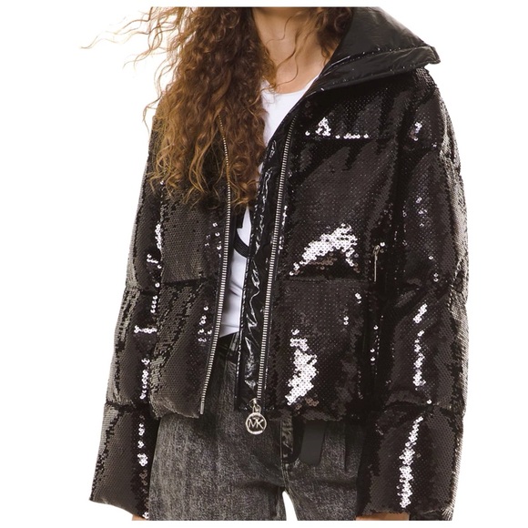 🆕New Gorgeous MK All Over Sequin Jacket - Picture 3 of 6